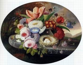 unknow artist Floral, beautiful classical still life of flowers 011 oil painting image